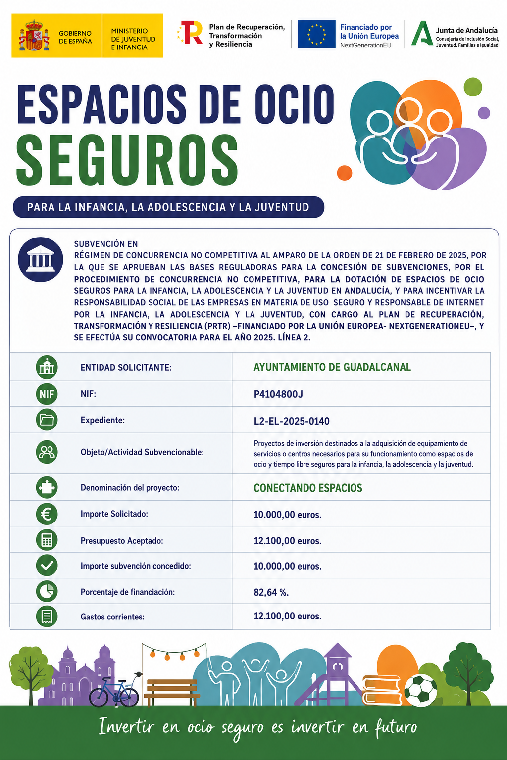 CARTEL OCIO SEGURO